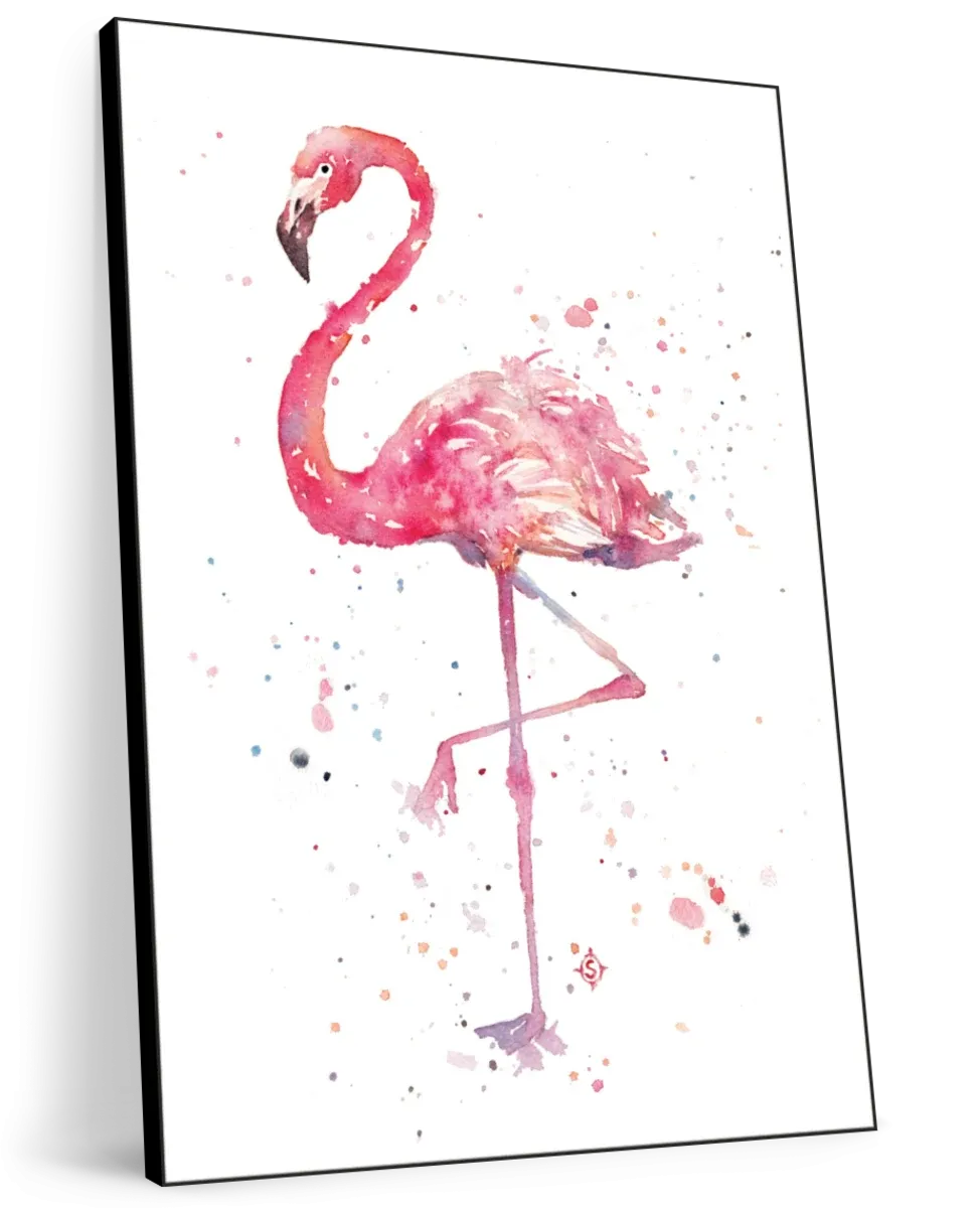 A Flamingo's Fancy Wall Art