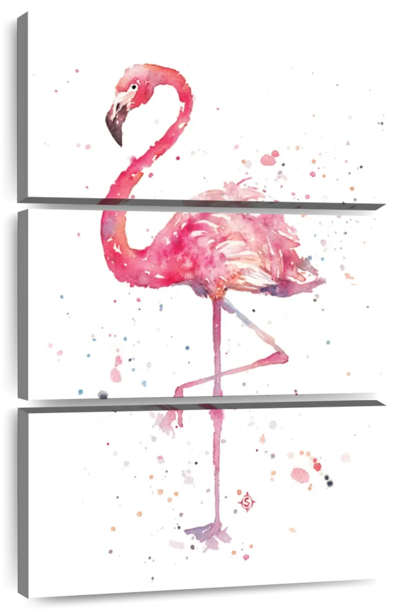 A Flamingo's Fancy Wall Art