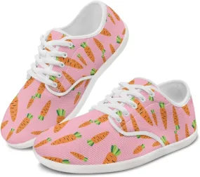 chaqlin Lace Up Sneakers for Women Wide Width Casual Work Business Dressy Shoes Classic Low Cut Barefoot Sneaker