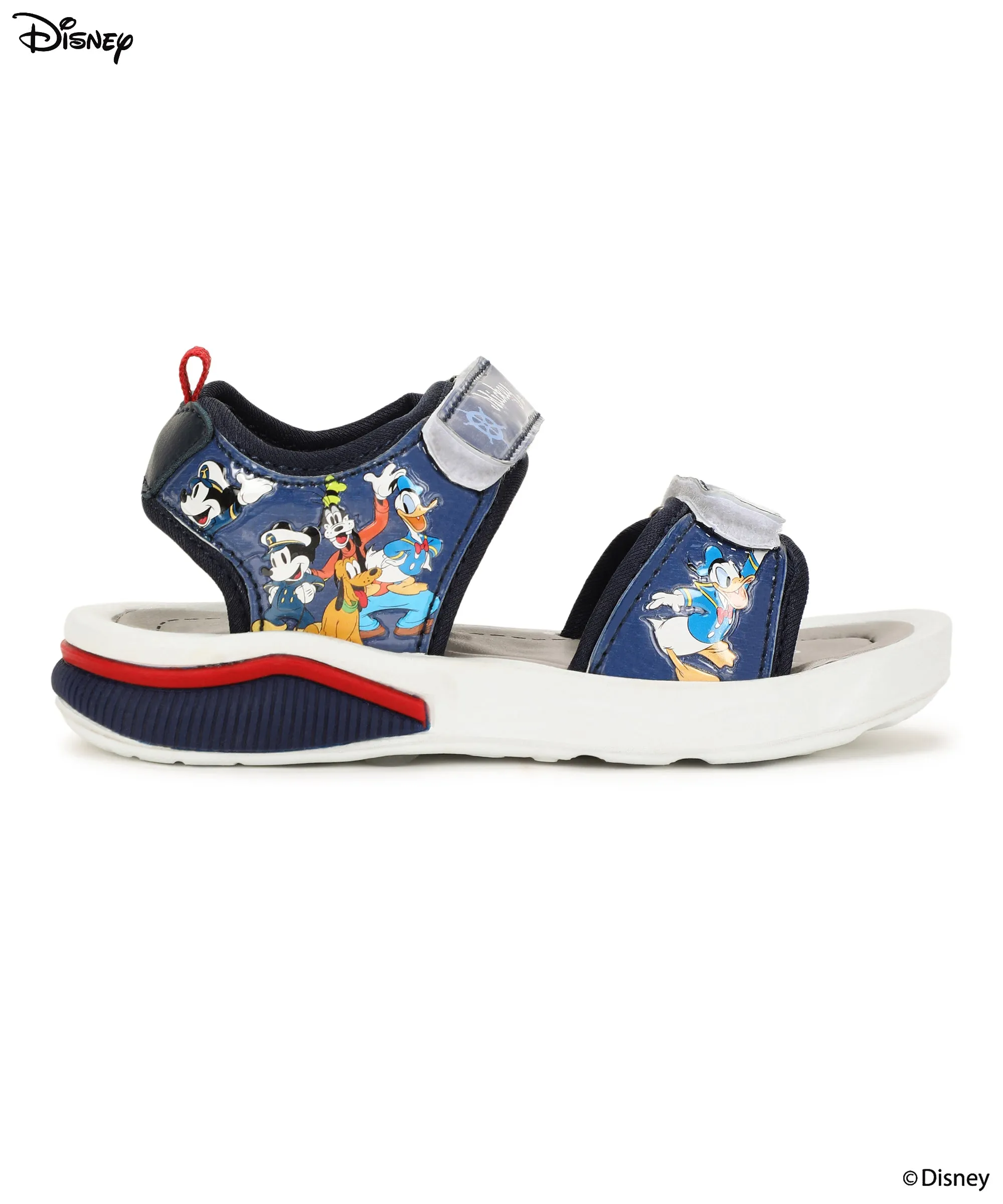 Disney Mickey Mouse DK8005C Kids Sandals with Cushioned Insoles and Anti-Skid Soles | Comfortable Everyday Casual Sandals for Kids Ideal for Outdoor Use