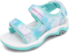 DREAM PAIRS Boys Girls Sandals Summer Outdoor Athletic Kids Sport Water Shoes for Toddler/Little Kid