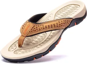 GUBARUN Mens Sport Flip Flops Comfort Casual Thong Sandals Outdoor
