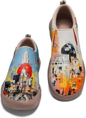 Loafers for Men Lightweight Cozy Casual Sneakers Art Painted Walking Travel Slip On Shoes