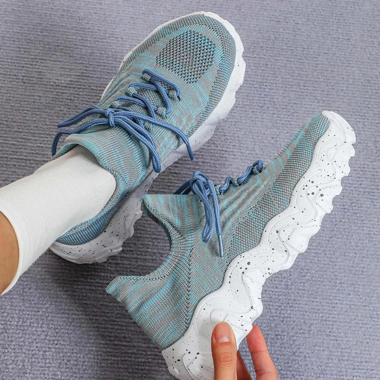 Orthopedic Shoes for Women Men,Arch Support Ortho Pro Shoes,Comfort Wear Orthowear Shoe,Lightweight Breathable Woven Mesh Orthopedic Sneakers,Non-Slip Tennis Walking Running Sneakers Footwear