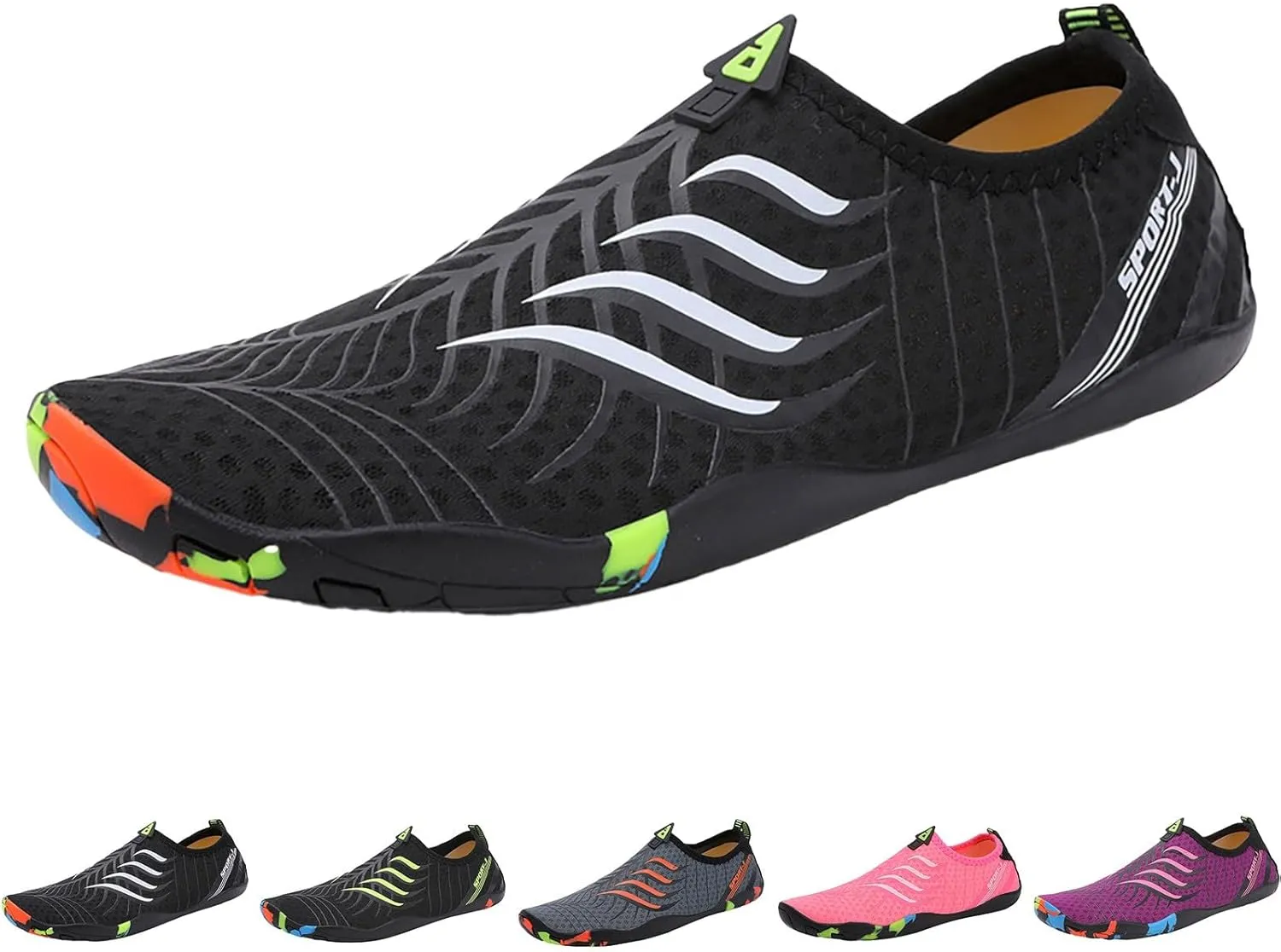 Water Shoes Mens Quick Dry Aqua Sock Water Shoes Hiking Men Extra Wide Water Shoes for Women Quick Drying Sports Aqua Shoes Non Slip Shoes for Beach Swim Pool River Boating Surf